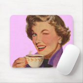 Tapis De Souris Kay aime le café (Avec souris)