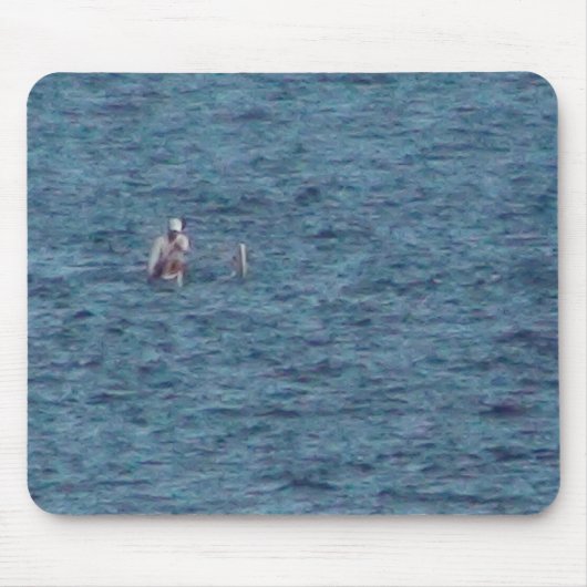 Tapis De Souris Kayaker en peinture (Devant)