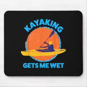 Tapis De Souris Kayaking me mouille Amusant Halloween Noël Kaya