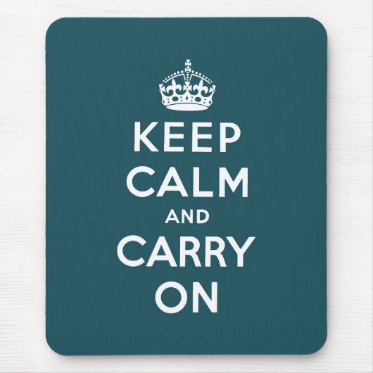 Tapis De Souris keep calm and carry on original (Devant)