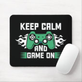 Tapis De Souris Keep Calm and Game (Avec souris)