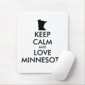 Tapis De Souris KEEP CALM et LOVE MINNESOTA (Avec souris)