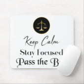 Tapis De Souris Keep calm. Restez Concentrés. Passez l'examen à la (Avec souris)