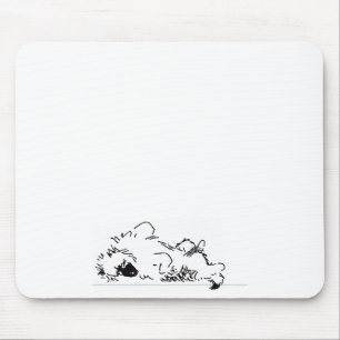 Tapis De Souris keeshond de sommeil