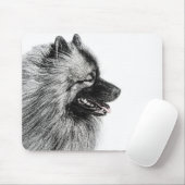 Tapis De Souris Keeshond Mousepad (Avec souris)