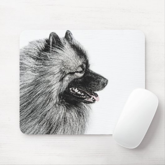 Tapis De Souris Keeshond Mousepad (Avec souris)