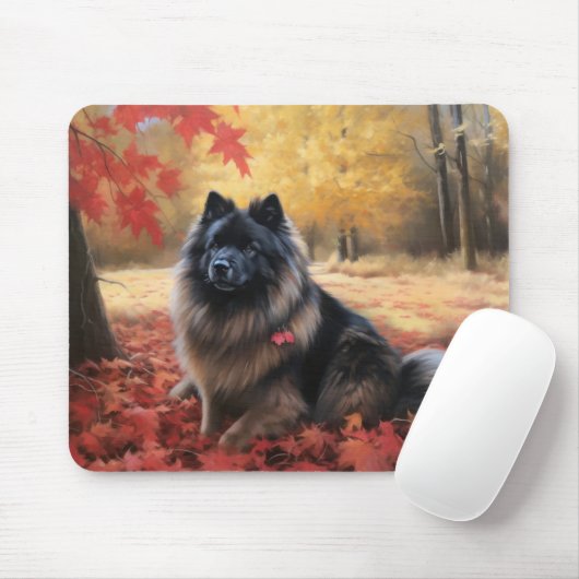 Tapis De Souris Keeshony en automne Leaves Fall Inspire (Avec souris)