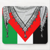 Tapis De Souris Keffiyeh Écharpe palestinienne tissu traditionnel (Devant)