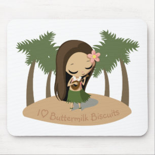 Tapis De Souris Keilana la fille de danse polynésienne