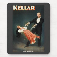 Kellar la lévitation de magicien - annonce vintage