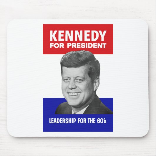 Tapis De Souris Kennedy pour le président 1960 (Devant)