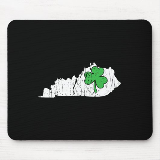 Tapis De Souris Kentucky State St. Patrick's Day Kentucky Green Sh (Devant)