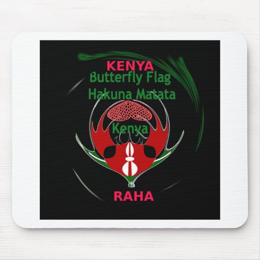 Tapis De Souris Kenya Raha Hakuna Matata (Devant)