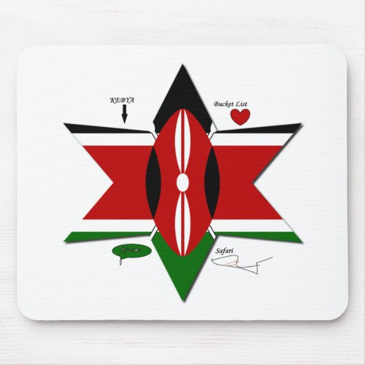 Tapis De Souris Kenya Safari (Devant)