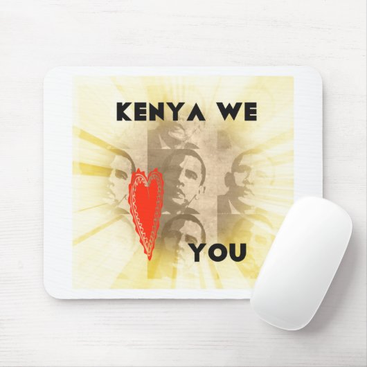 Tapis De Souris Kenya We Lovely You Perspective Art Design (Avec souris)