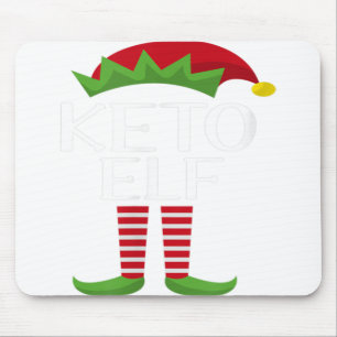 Tapis De Souris Keto Elf Groupe de jumelage de la famille Christma