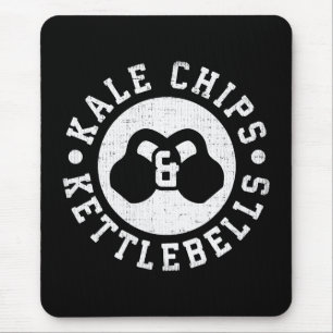 Tapis De Souris Kettlebells et chips Kale - Entraînement de nouvea