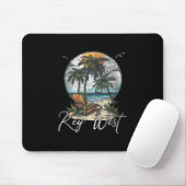 Tapis De Souris Key West Floride Fl Palmiers  (Avec souris)