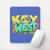 Tapis De Souris Key West Gecko Floride (Avec souris)