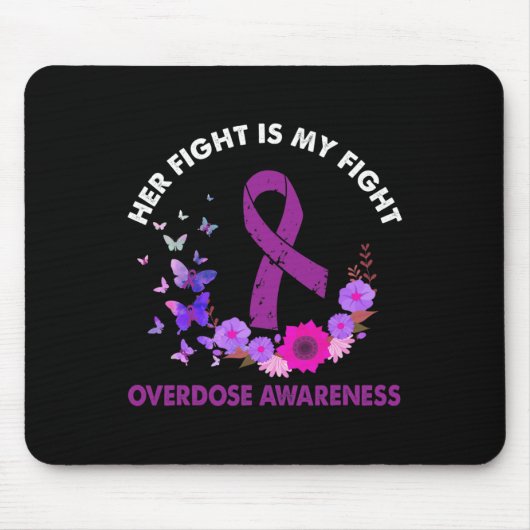 Tapis De Souris Ki Son Combat Est Mon Costum De Sensibilisation À  (Devant)