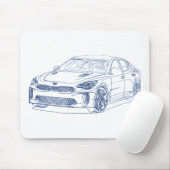 Tapis De Souris Kia Stinger 2018 (Avec souris)