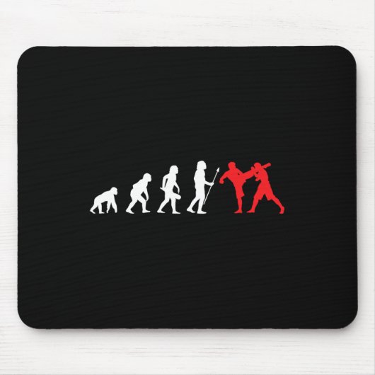 Tapis De Souris Kick-boxer Kickboxing Development Training Fight  (Devant)