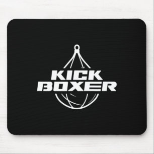 Tapis De Souris Kickboxer Boxe Pieds-Poings Arts Martiaux Kickboxi