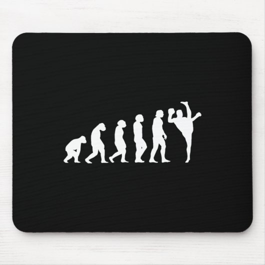 Tapis De Souris Kickboxing Evolution Kickboxeur (Devant)