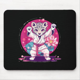 Tapis De Souris Kickboxing Léopard Taekwondo Karaté MMA Arts Marti