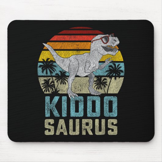 Tapis De Souris Kiddosaurus T Rex Dinosaur Kiddo Saurus Family Mat (Devant)