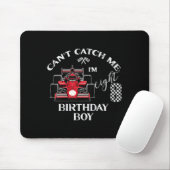 Tapis De Souris Kids 8th Birthday Race Car Bday Boy Cant Catch Me (Avec souris)
