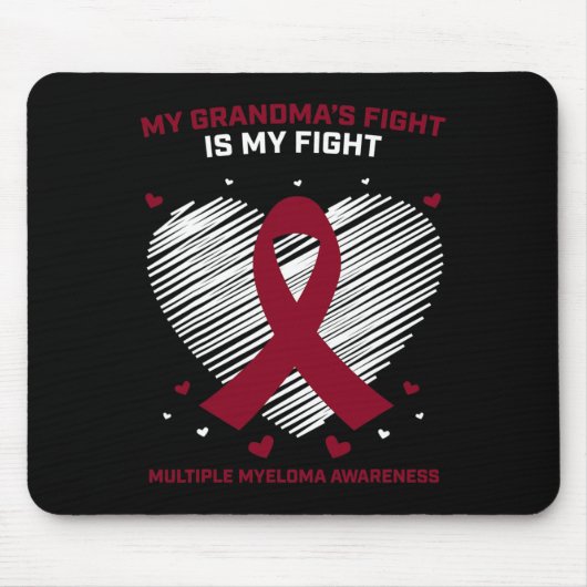 Tapis De Souris Kids Blood Cancer Support Grandma Multiple Myeloma (Devant)