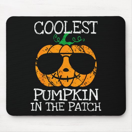 Tapis De Souris Kids Coolest Pumpkin In The Patch Halloween Boys G (Devant)