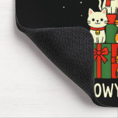 Tapis De Souris Kids Men Women Meowy Catmas Funny Christmas Cats C (Coin)