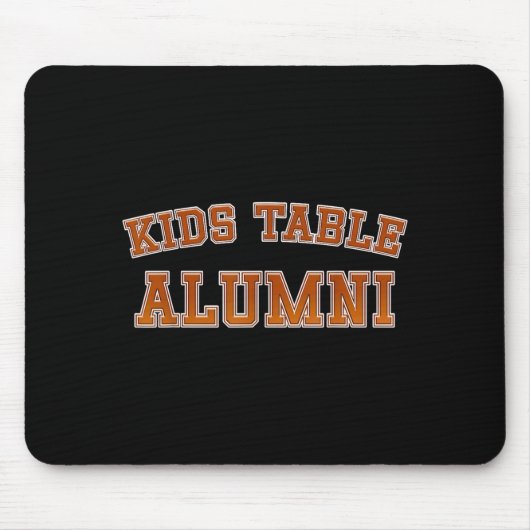 Tapis De Souris Kids Table Alumni Thanksgiving Fun Family Gatherin (Devant)