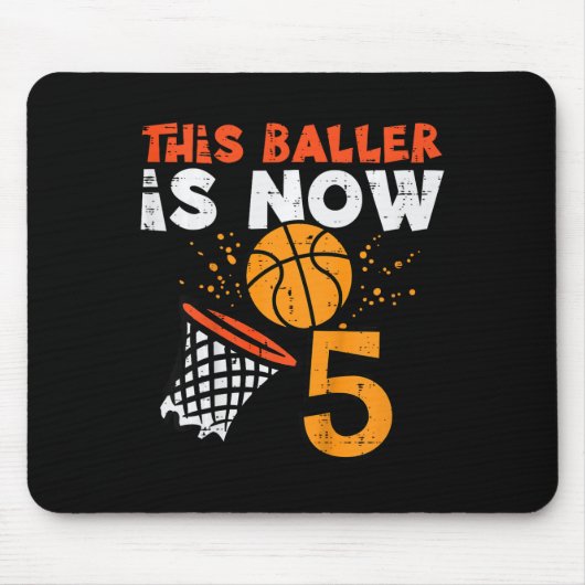 Tapis De Souris Kids This Ller Is Now 5 Sketll 5th Birthday Bday B (Devant)