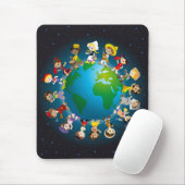 Tapis De Souris Kidz du monde (Avec souris)