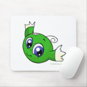 Tapis De Souris Kiko vert de tourbillonnement (Avec souris)