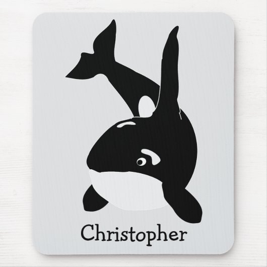 Tapis De Souris Killer Whale Design (Devant)