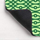 Tapis De Souris Kimono, vert clair et vert foncé (Coin)