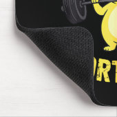 Tapis De Souris Kinda Fit Sorta Fat - Funny Gym Cat Weightlifting  (Coin)