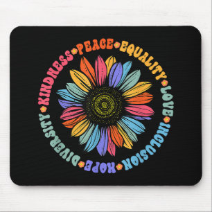Tapis De Souris Kindness Peace Equality Love Hope Diversity Human
