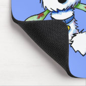 Tapis De Souris KiniArt Pocket Westie garçon et fille (Coin)
