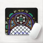 Tapis De Souris Kirchenfenster La Roche FR Suisse Mousepad (Avec souris)