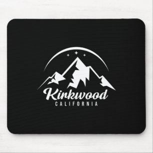 Tapis De Souris Kirkwood California Ski Resort Snowboard