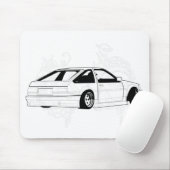 Tapis De Souris KIS blanc Levin AE86 (Avec souris)