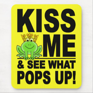 Tapis De Souris KISS ME Grenouille mousepac