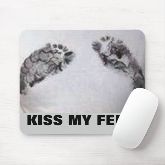 TAPIS DE SOURIS KISS MES PIEDS ! (Avec souris)