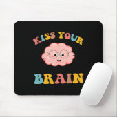 Tapis De Souris Kiss Your Brain Sped Enseignant Appréciation Retou (Avec souris)