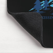 Tapis De Souris Kissing Bridge New York Station de ski Ski Skiing (Coin)